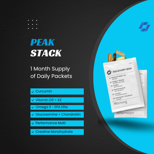 Peak Recovery Stack – The Ultimate Formula for Recovery (1 Month Supply)